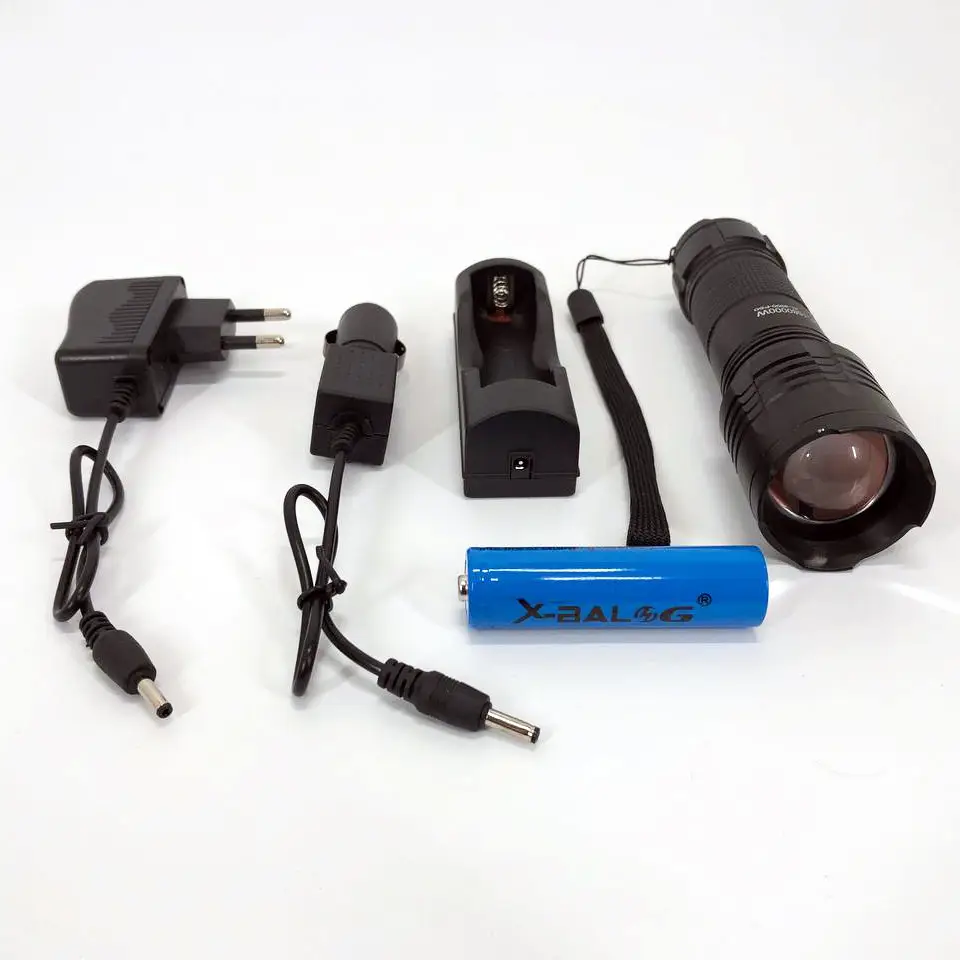 Потужний ручний світлодіодний ліхтарик